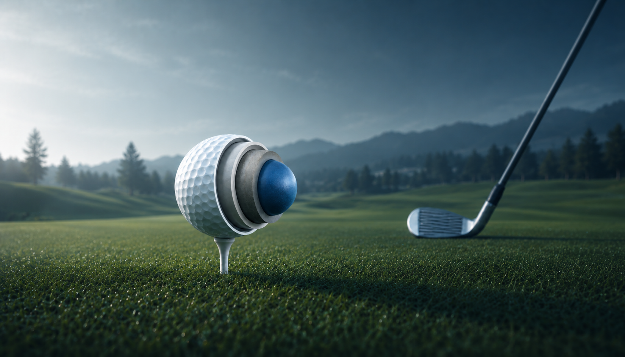 Composition balle de golf