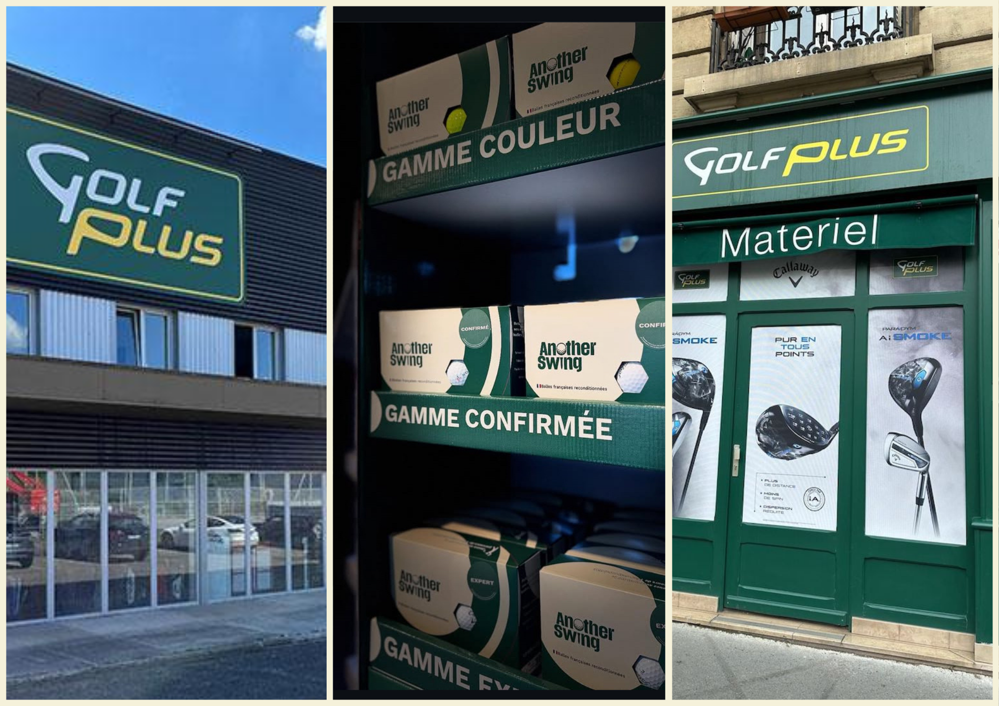 🏌️♂️ Another Swing désormais présent dans le plus grand réseau de magasin de golf en France : Golf Plus !