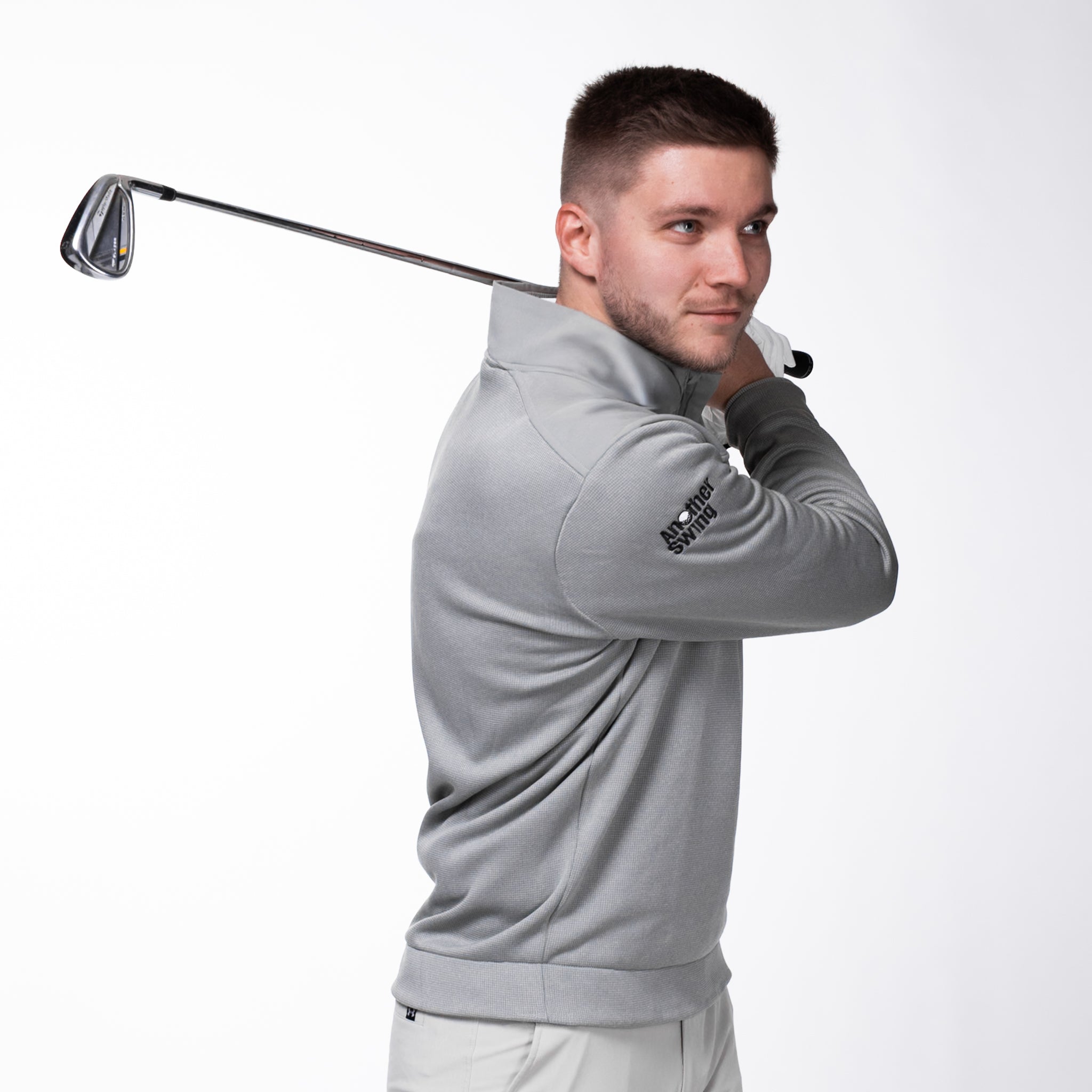 Pull ¼ zip Under Armour – gris