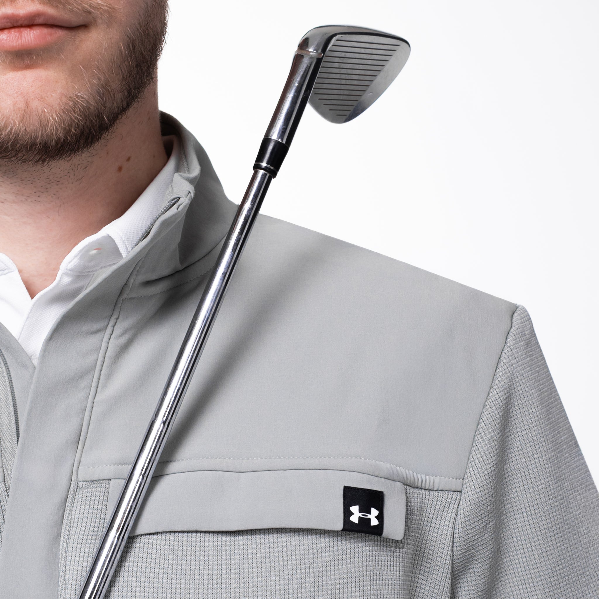 Pull ¼ zip Under Armour – gris