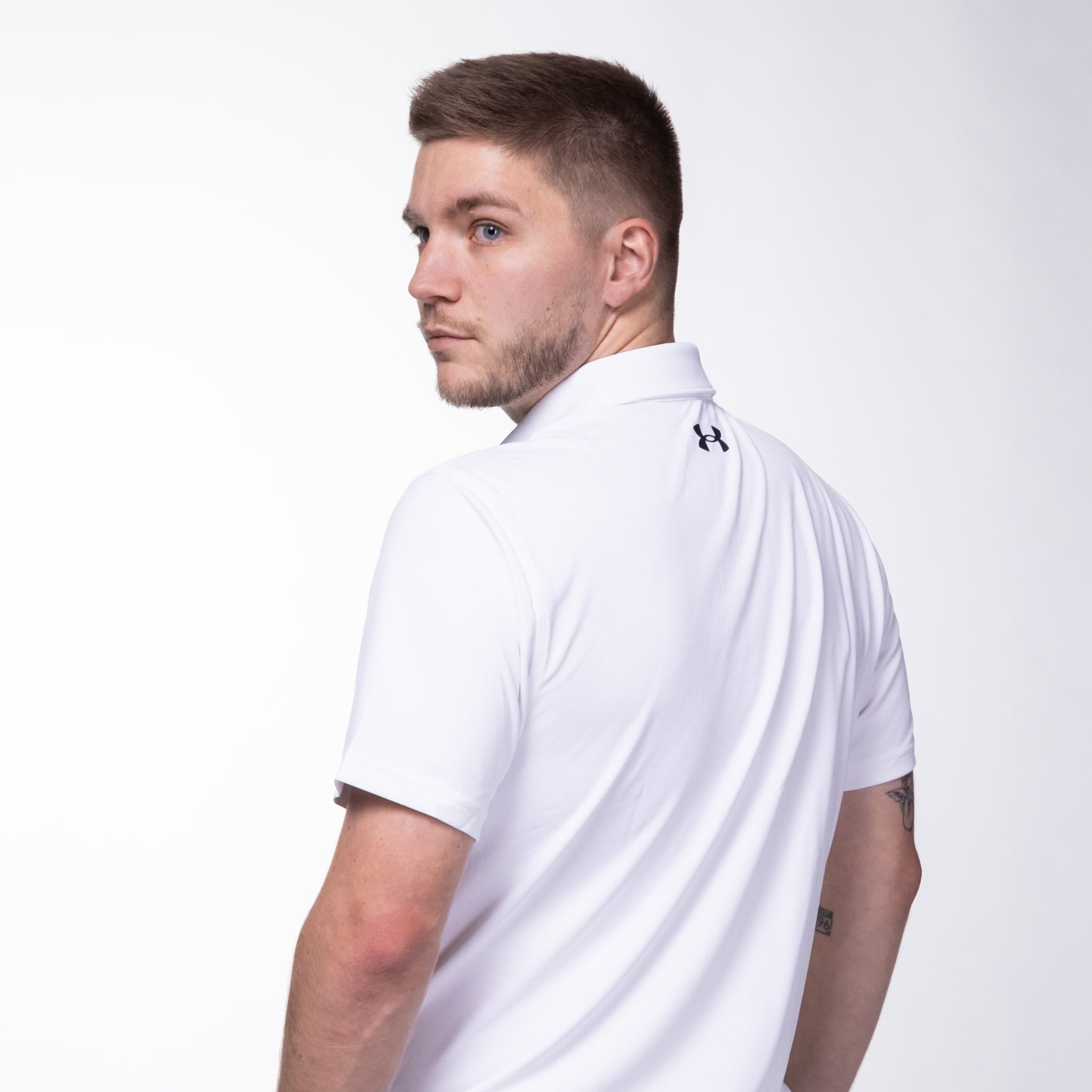 Polo Under Armour blanc - Homme