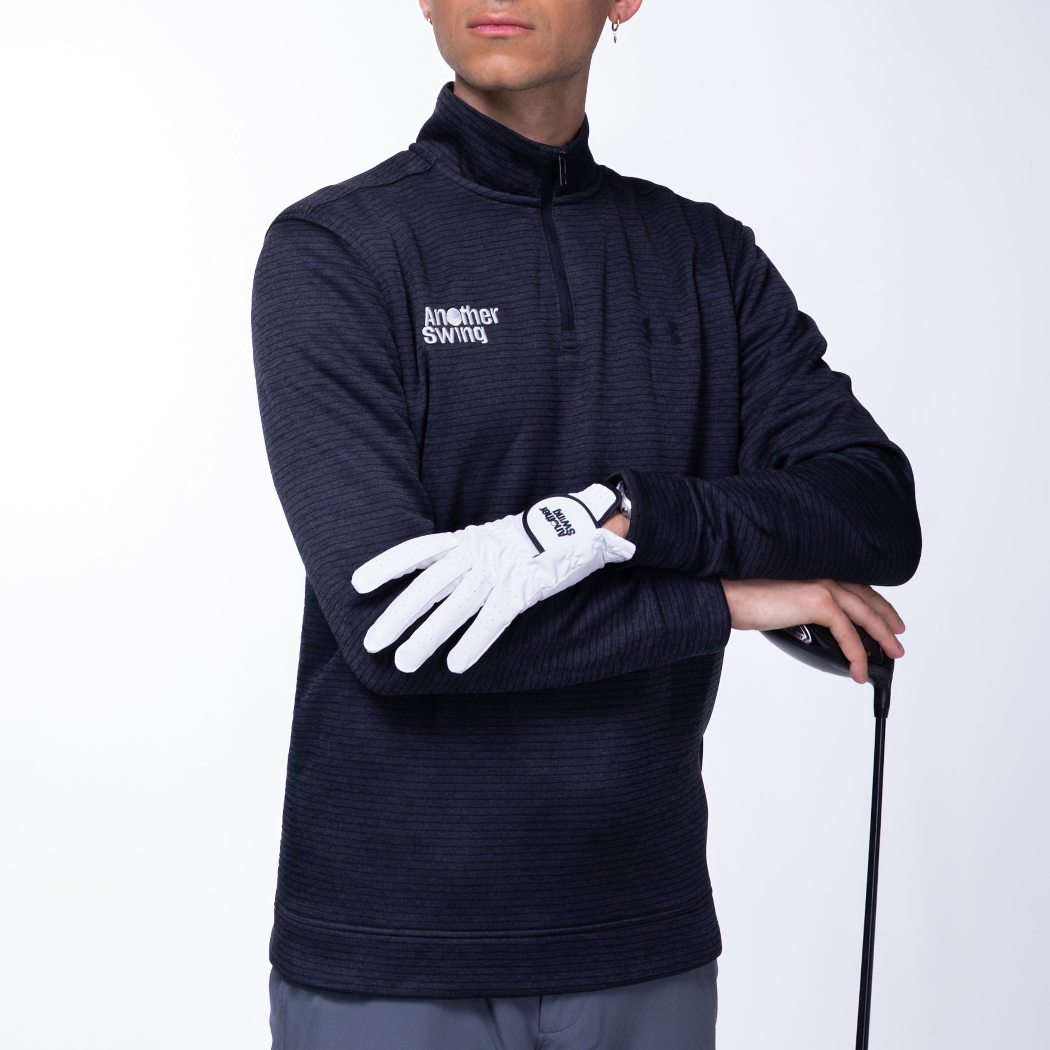 Pull ¼ zip Under Armour – noir