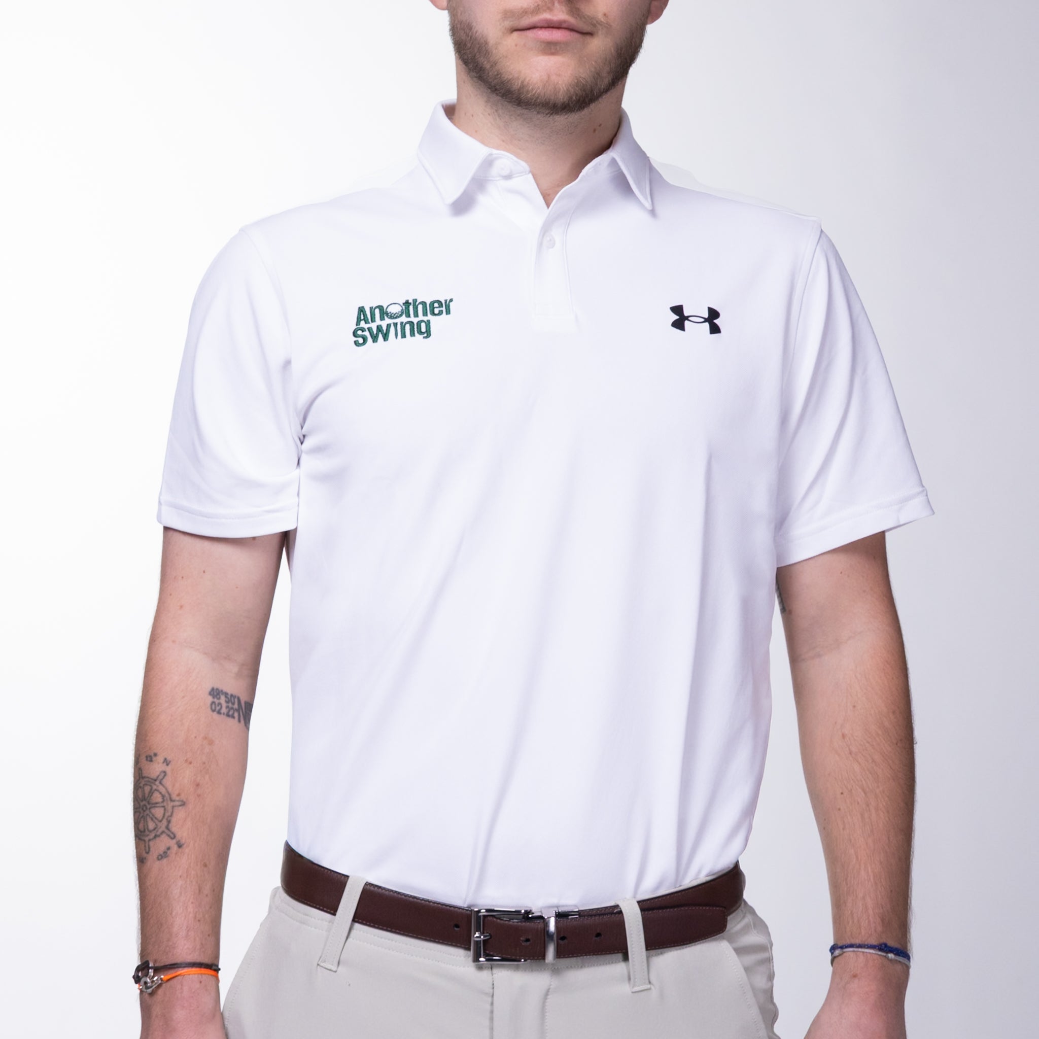Polo Under Armour blanc - Homme